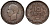 Греция 10 лепта 1869 ВВ, король Георг I (1863-1913) KM 43 медь 4117-534
