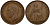 Великобритания 1 пенни 1944 Георг VI (1936-1952) KM 845, Spink 4114 бронза 4599-244