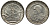 САН-МАРИНО 5 ЛИР 1935 KM 9 серебро UNC 1521-1415