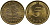 ФРГ 5 пфеннигов 1978 F KM 107, J.382 сталь плакированная латунью 99-117
