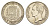 Венесуэла 1 боливар 1945 Симон Боливар Y 22a серебро aUNC 1526-942
