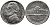 США 5 центов 2000 D, Джефферсон KM А192 медно-никель UNC 4577-1213