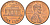 США 1 цент 1991 D, Линкольн KM 201b цинк плакированный медью UNC 4613-1247