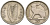 Ирландия 3 пенса 1950 заяц KM 12а медно-никель 92-226