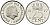 Нидерланды 25 центов 1977 Юлиана (1948-1980) KM 183 никель 96-245