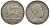 Эфиопия 1/2 бырра 1897 год ЕЕ 1889А, Менелик II (1889-1913) KM 4 серебро 5010-344