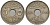 ЕГИПЕТ 5 МИЛЛИМОВ 1917 БРИТАНСКИЙ ПРОТЕКТОРАТ KM 315 медно-никель 28-423