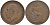 Великобритания 1/2 пенни 1921 Георг V (1910 - 1936) KM 809, Spink 4056 бронза 4146-142