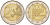 Франция 2 евро 2008 председательство в ЕС KM 1459 биметалл UNC 4389-815