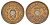 Дания 5 эре 1939 N, Кристиан X (1912-1947) KM 828 бронза 4638-627