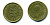 ДАНИЯ 20 КРОН 1990 LG; JP; A, МАРГРЕТЕ II (1972-) KM 871 алюминиевая бронза 25-841
