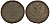 Россия 2 копейки 1820 КМ-АД, Александр I (1801-1825), Сузунский монетный двор Биткин 506 медь 633-1815