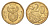 ЮАР 20 центов 2015 герб, цветок протея KM 270 сталь плакированная бронзой UNC 4618-613