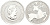 Канада 20 долларов 2012 с рождеством, олени, Елизавета II (1952-2022) KM NEW серебро PROOF 11-265-42