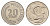 Сингапур 20 центов 1982 голубой марлин, тунец KM 4 медно-никель UNC 4401-515
