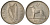 ИРЛАНДИЯ 6 ПЕНСОВ 1959 ИРЛАНДСКИЙ ВОЛКОДАВ KM 13a медно-никель 3334-311