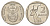 ЮАР 2 ранда 2003 KM 335 медь плакированная никелем UNC 4626-1252