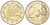Франция 2 евро 2008 председательство в ЕС KM 1459 биметалл UNC 1094-6-53