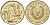 Кипр 2 цента 1990 KM 54.2 никель латунь 4174-1249
