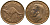 Австралия 1 пенни 1943 М, Георг VI (1937-1952), кенгуру KM 36 бронза 00-00