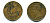Великобритания 1/2 пенни 1944 Георг VI (1936-1952) KM 844, Spink 4115 бронза 4379-1154