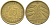 ГЕРМАНИЯ 10 РЕЙХСПФЕННИГОВ 1925 D KM 40, J. 317, Weege 9 алюминиевая бронза 210-344