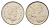 Канада 25 центов 2009 Leaf, Елизавета II (1952-2022), олень KM 2296 сталь плакированная никелем UNC 4631-726