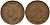 ЮАР 1/4 пенни 1943 Георг VI (1937-1952) KM 23 бронза 4164-635