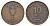 Израиль 10 прут 1949 JE 5709 KM 11 бронза 38-213