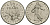 Франция 1/2 франка 1991 сеятель KM 931 никель 4135-737