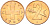Швейцария 2 раппена 1968 В KM 47 бронза UNC 4571-151