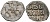 ВЕЛИКОЕ КНЯЖЕСТВО МОСКОВСКОЕ ДЕНГА 1535 - 1547 ИВАН IV ВАСИЛЬЕВИЧ, МОСКОВСКИЙ МОНЕТНЫЙ ДВОР, 0,36 ГР ГиК №41 серебро 262-1222