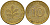 ФРГ 10 пфеннигов 1989 G J. 383, KM 108 сталь плакированная латунью    4603-622