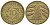 ГЕРМАНИЯ 10 РЕНТЕНПФЕННИГОВ 1924 A KM 33, J. 309, Weege 8 алюминиевая бронза 177-835