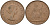 Великобритания 1 пенни 1966 Елизавета II (1952-2022) KM 897, Spink 4157 бронза 4149-824