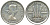 Австралия 3 пенса 1960 m, Елизавета II (1952-2022) KM 57 серебро 71-651