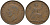 Великобритания 1 пенни 1939 Георг VI (1936-1952) KM 845, Spink 4114 бронза 4144-913