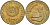 Кабо-Верде 1 эскудо 1980 KM 17 никель бронза UNC 4604-946