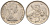 Новая Зеландия 5 центов 1975 Елизавета II (1952-2022), ящерица гаттерия KM 34.1 медно-никель 4602-663