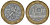 Франция 10 франков 1991 тип гений Бастилии KM 964.1, Le Frank 375.6 биметалл 45-834