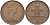 Великобритания 2 пенса 1977 Елизавета II (1952-2022) KM 916, Spink 4235 (C1) бронза 4587-913