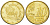 Кипр  10 евроцентов 2008  KM 81 нордик  UNC  4142-127