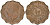 Ирак 10 филсов 1938 Гази I (1933-1939) KM 103b бронза 117-442