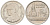 Таиланд 1 бат 2001 BE 2544, Рама IX (1946-2016), королевский дворец KM 183 медно-никель aUNC 4580-541