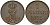 Ганновер 1 пфенниг 1851 B, Эрнст Август (1837-1851) KM 201.1, AKS 129, J. 74 медь 4608-1122