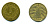 ГЕРМАНИЯ 5 РЕЙХСПФЕННИГОВ 1924 A, KM 39, J. 316 алюминиевая бронза 46-2122