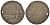 Россия гривна (10 копеек) 1705 Петр I (1699-1725), Красный монетный двор Биткин 1099, 2 рубля по Петрову серебро 00-813-39