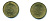 ФРГ 5 ПФЕННИГОВ 1983 J KM 107, J. 382 сталь плакированная латунью 46-2255