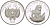 Нигер 10 франков 1968 лев, без черты над Е, в слове Republique KM 8.2 серебро PROOF 02-073-15