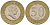Турция 50 курушей 2005 KM 1168 биметалл 4620-456